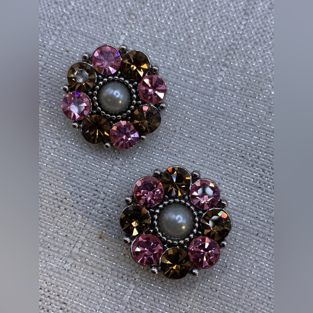 💗Flowers - Matching Ginger Snaps & Co. Snap Button Charms - Set of 2